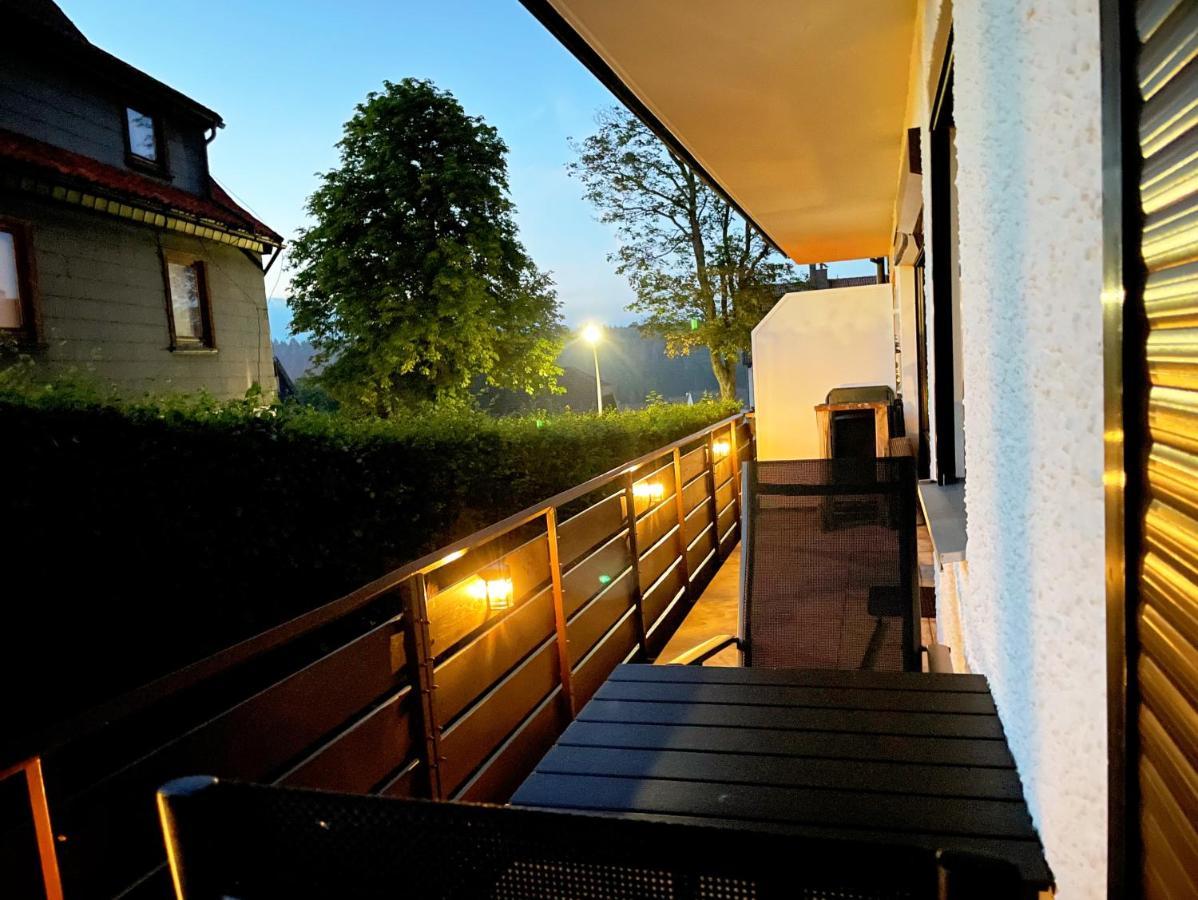 Stanma Luchspartment Ruhig Und Zentral Mit Grossem Balkon Und Kostenlosem Parkplatz Braunlage Exterior photo